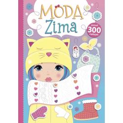 MODA. ZIMA. KSIĄŻECZKA Z NAKLEJKAMI