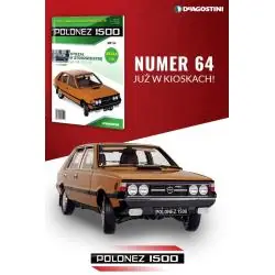 POLONEZ 1500 ZBUDUJ MODEL LEGENDARNEGO AUTA NR 64 PRAWA CZĘŚĆ PODŁOGI PLUS DYWANIK.