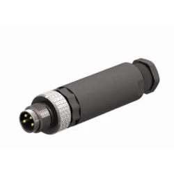 ZŁĄCZE MĘSKIE ROZBIERALNE M8 4-PIN PROSTE BS5143-0 TURCK