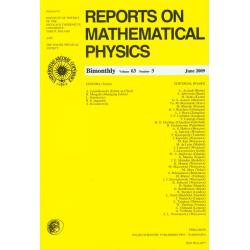REPORTS ON MATHEMATICAL PHYSICS 63/3 2009 PERG