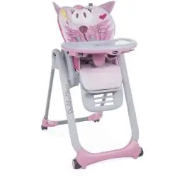 KRZESEŁKO DO KARMIENIA 3W1 CHICCO POLLY 2 START MISS PINK | 0+