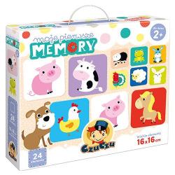 ZWIERZĘTA NA WSI MOJE PIERWSZE MEMORY GRA EDUKACYJNA CZUCZU 2+ II GATUNEK