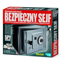SKONSTRUUJ BEZPIECZNY SEJF DO SAMODZIELNEGO ZŁOŻENIA Z OBWODEM ALARMOWYM ZESTAW KREATYWNY 8+