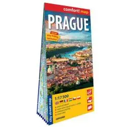 PRAGA LAMINOWANY PLAN MIASTA 1:17 500