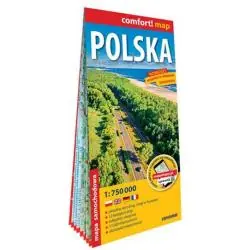 POLSKA. LAMINOWANA MAPA SAMOCHODOWA 1:750 000