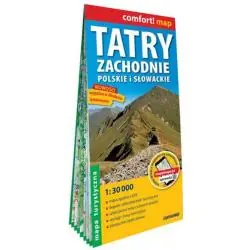 TATRY ZACHODNIE, POLSKIE I SŁOWACKIE. LAMINOWANA MAPA TURYSTYCZNA 1:30 000