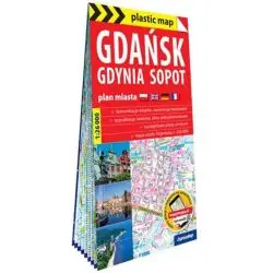 GDAŃSK, GDYNIA, SOPOT. FOLIOWANY PLAN MIASTA 1:26 000