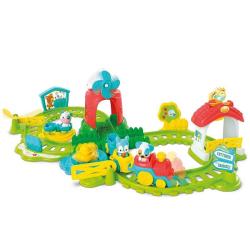 INTERAKTYWNA CIUCHCIA POCIĄG FARMERA CLEMENTONI 12M+ - Clementoni