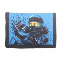 PORTFEL DZIECIĘCY LEGO NINJAGO JAY Z KIESZENIAMI NA MONETY I BANKNOTY