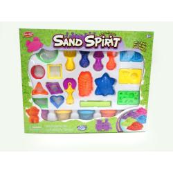 PIASEK KINETYCZNY DUŻY ZESTAW Z FOREMKAMI I NARZĘDZIAMI 3+