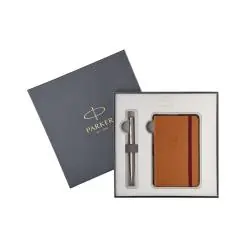 DŁUGOPIS PARKER SONNET STALOWY CT + NOTES