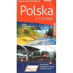 POLSKA 1:715 000 MAPA SAMOCHODOWA