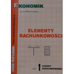 ELEMENTY RACHUNKOWOŚCI 1
