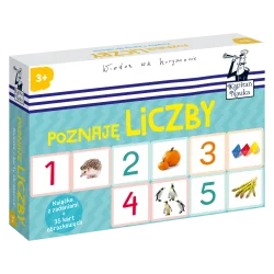 KAPITAN NAUKA POZNAJĘ LICZBY 35 KART OBRAZKOWYCH I KSIĄŻKA 3+