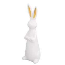 FIGURKA CERAMICZNA ZAJĄC ZE ZŁOTYMI USZAMI ALTOM DESIGN 24,5 CM
