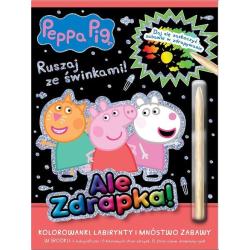 ŚWINKA PEPPA. RUSZAJ ZE ŚWINKAMI! ALE ZDRAPKA! KOLOROWANKI, LABIRYNY I MNÓSTWO ZABAWY II GATUNEK