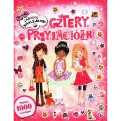 ZRĘCZNE RĄCZKI ZABAWA NAKLEJKAMI CZTERY PRZYJACIÓŁKI