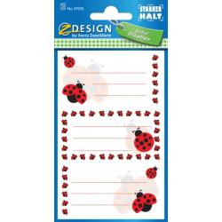 BIEDRONKA NAKLEJKI NA ZESZYTY I KSIĄŻKI AVERY ZWECKFORM