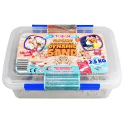 PIASEK KINETYCZNY TUBAN 2,5 KG NATURALNY DYNAMICZNY DLA DZIECI
