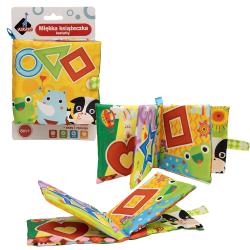 KSIĄŻECZKA EDUKACYJNA SZELESZCZĄCA KSZTAŁTY DLA DZIECI 6M+
