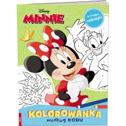 DISNEY MINNIE. KOLOROWANKA WEDŁUG KODU