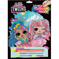 L.O.L. SURPRISE! TWEENS. ZDRAPUJ, KOLORUJ, NAKLEJAJ