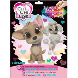 CHI CHI LOVE. ZDRAPUJ, KOLORUJ, NAKLEJAJ