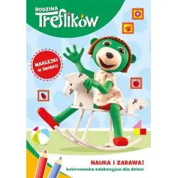 RODZINA TREFLIKÓW. KOLOROWANKA EDUKACYJNA Z NAKLEJKAMI