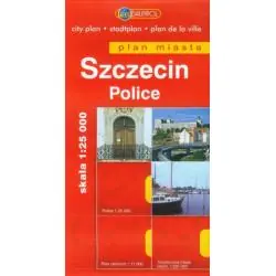 SZCZECIN. POLICE. PLAN MIASTA W SKALI 1:25 000