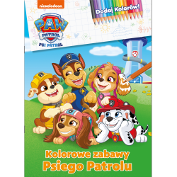 PSI PATROL. KOLOROWE ZABAWY PSIEGO PATROLU. DODAJ KOLORÓW
