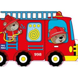 STRAŻ POŻARNA. KOLOROWANKA Z WYKROJNIKA