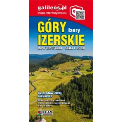 GÓRY IZRAELSKIE MAPA TURYSTYCZNA