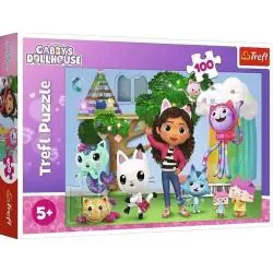 KOCI DOMEK GABI PUZZLE 100 ELEMENTÓW TREFL 5+