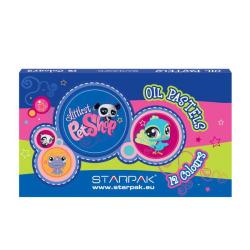 PASTELE OLEJNE 12 KOLORÓW LITTLEST PET SHOP