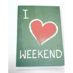 KARNET OKOLICZNOŚCIOWY I LOVE WEEKEND