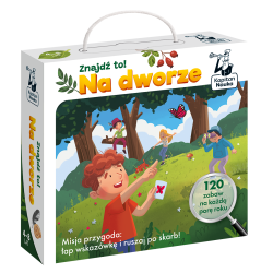 NA DWORZE. ZNAJDŹ TO! KAPITAN NAUKA 4-8 LAT