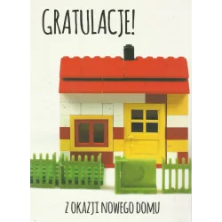 KARNET OKOLICZNOŚCIOWY GRATULACJE! Z OKAZJI NOWEGO DOMU