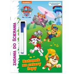 PSI PATROL. RATUNEK NA CZTERY ŁAPY. ZADANIA DO ŚCIERANIA