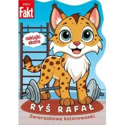 RYŚ RAFAŁ. ZWIERZAKOWE KOLOROWANKI Z NAKLEJKAMI