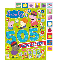 ŚWINKA PEPPA. NA DWORZE Z PEPPĄ. 505 NAKLEJEK