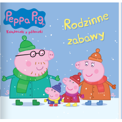 ŚWINKA PEPPA. RODZINNE ZABAWY. KSIĄŻECZKI Z PÓŁECZKI