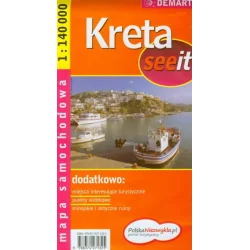 KRETA MAPA SAMOCHODOWA 1:140 000