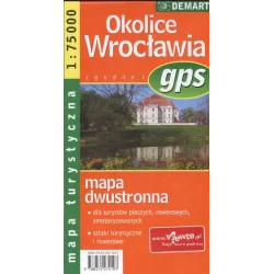 OKOLICE WROCŁAWIA MAPA TURYSTYCZNA 1:75 000