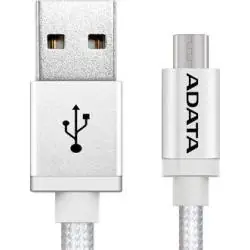 ADATA KABEL USB-A MICRO USB 1M SREBRNY AMUCAL-100CMK-CSV
