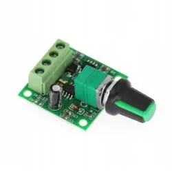 REGULATOR OBROTÓW SILNIKA DC PWM 1.8V–15V 2A MODUŁ Z POTENCJOMETREM