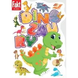 DINOZAURY. KOLOROWANKA Z NAKLEJKAMI