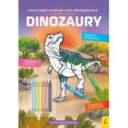 DINOZAURY. FANTASTYCZNE KOLOROWANKI II GATUNEK