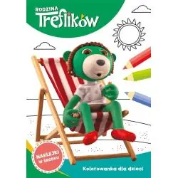 RODZINKA TREFLIKÓW. KOLOROWANKA Z NAKLEJKAMI