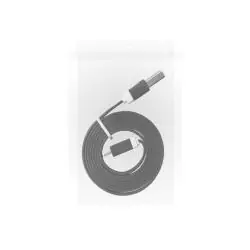 KABEL USB - MICRO USB GLOBAL TECHNOLOGY 1M CZARNY PŁASKI