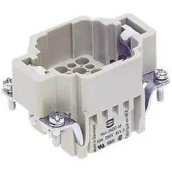 ZŁĄCZE HARTING HAN 24DD-SMC-MI-CRT HDC 24-PIN MĘSKIE 6B 9160243001 WKŁADKA